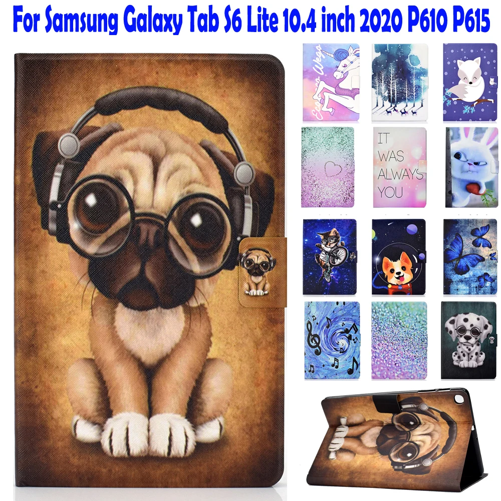 Чехол подставка с откидной крышкой для Samsung Galaxy Tab S6 Lite 10 4 дюймов 2020 P610 P615 крышка SM