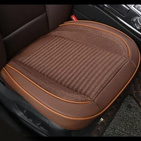 car seat coverflax cushion seasons universal breathable for most four door sedansuv ultra luxury car seat protection