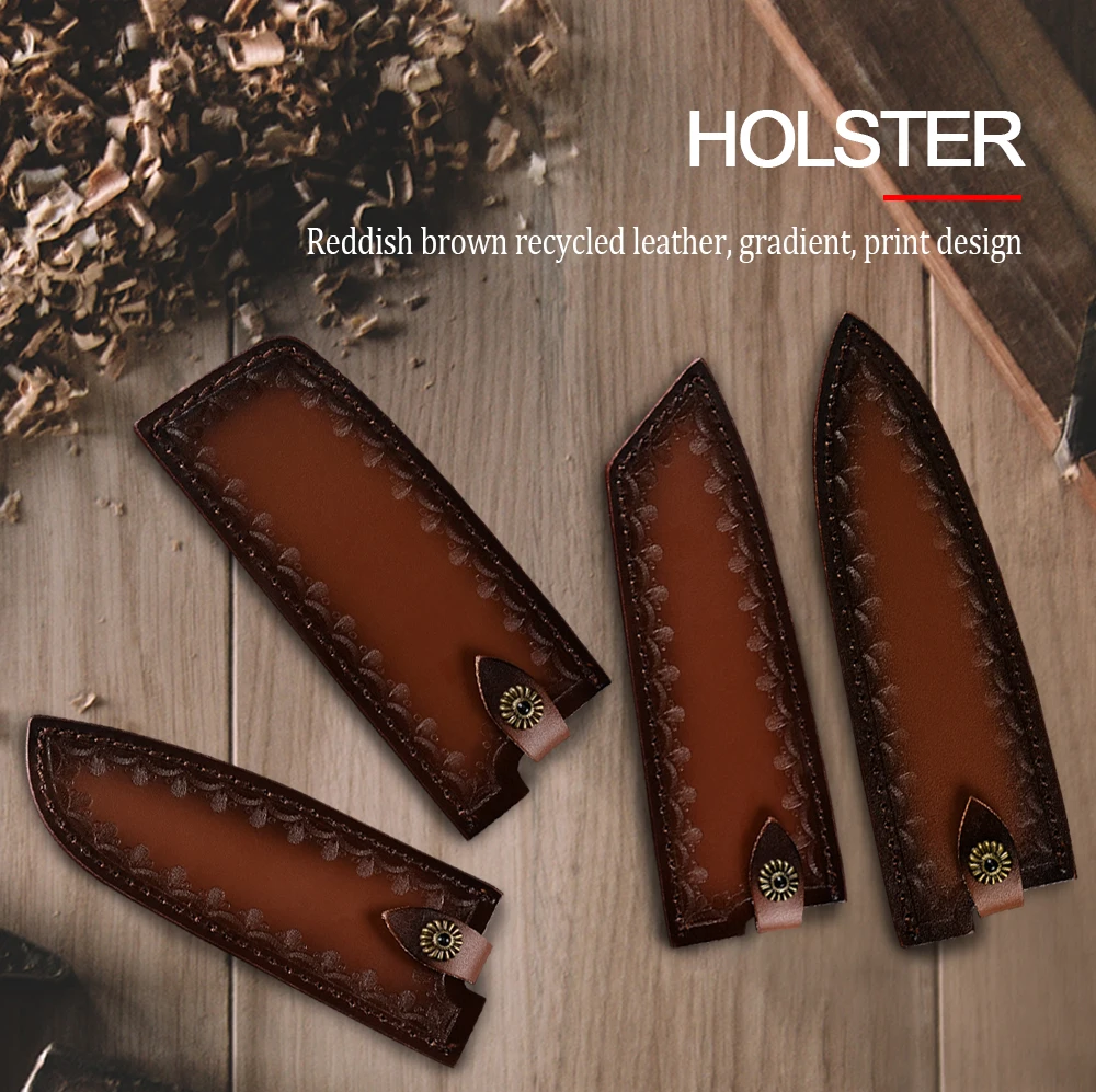 Чехлы для ножей мясника Защитные чехлы лезвий из искусственной кожи защитные