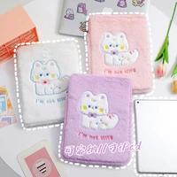 plush ipad tablet storage bag girls cute cat ipad pro 11inch tablet liner case bags korean fashion kawaii laptop carrying bags