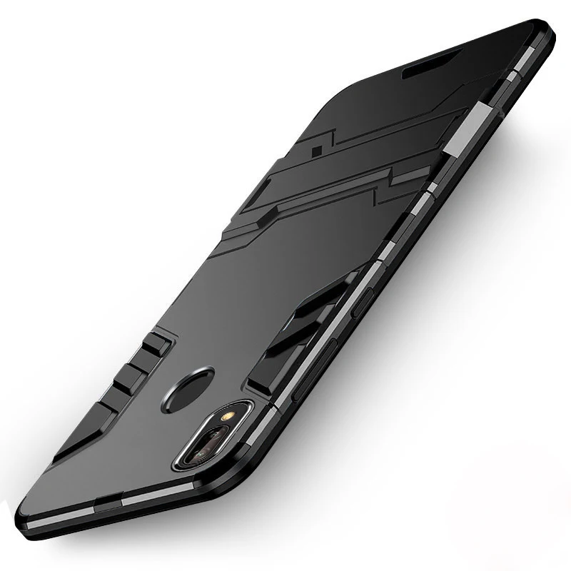 Противоударный чехол-броня для ASUS Zenfone Max Pro M1 M2 ZB601KL ZB602KL ZB631KL чехол Max Pro M 1 2 Чехол - Цвет: Черный
