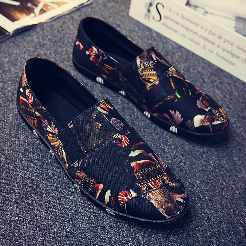 

Masculino Schoenen spirit casual shoes breathable comfortable British style driving shoes men's canvas shoes Casual Sneakers