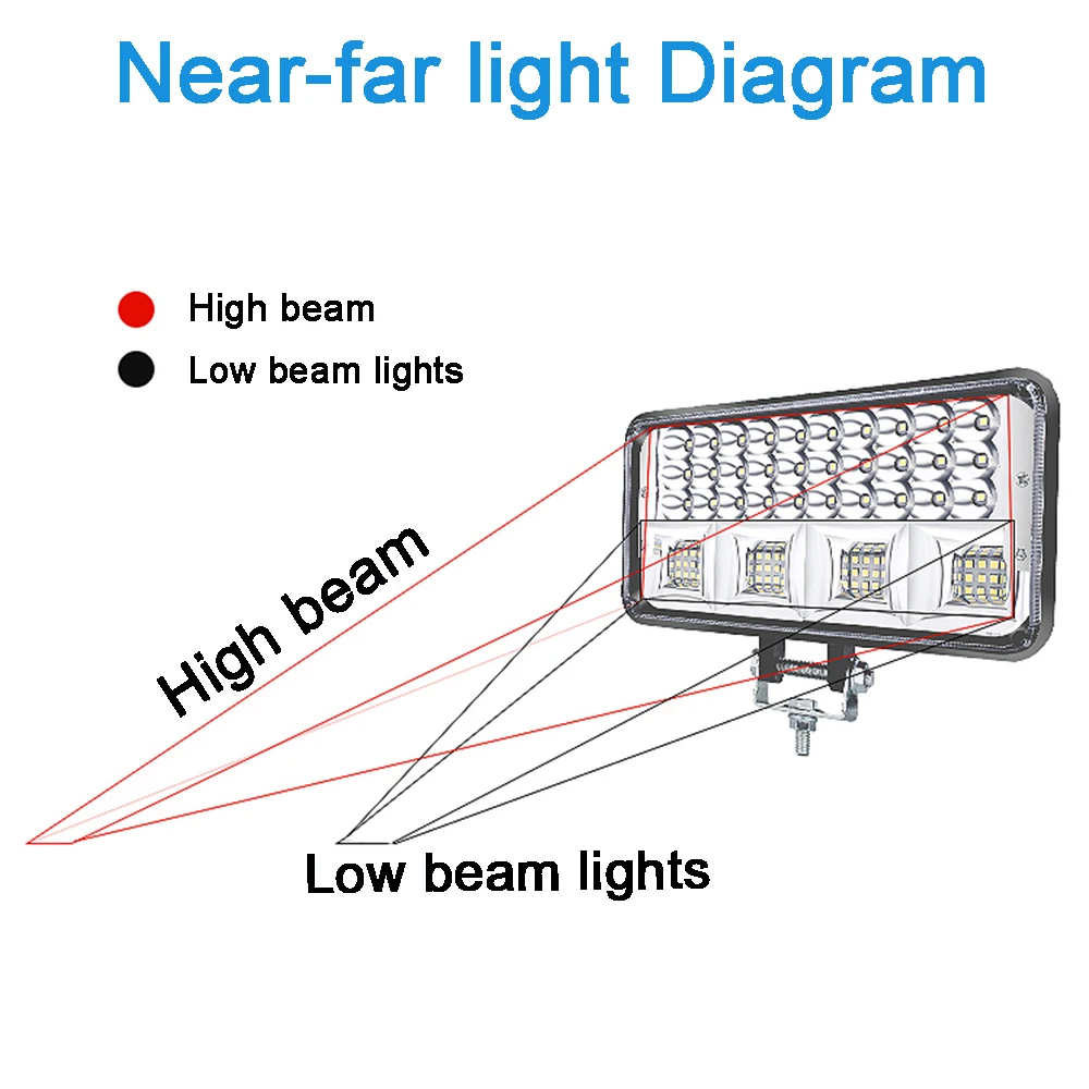 Автомобильный светодиодный рабочий светильник бар 12V 4х4 24В внедорожника SUV