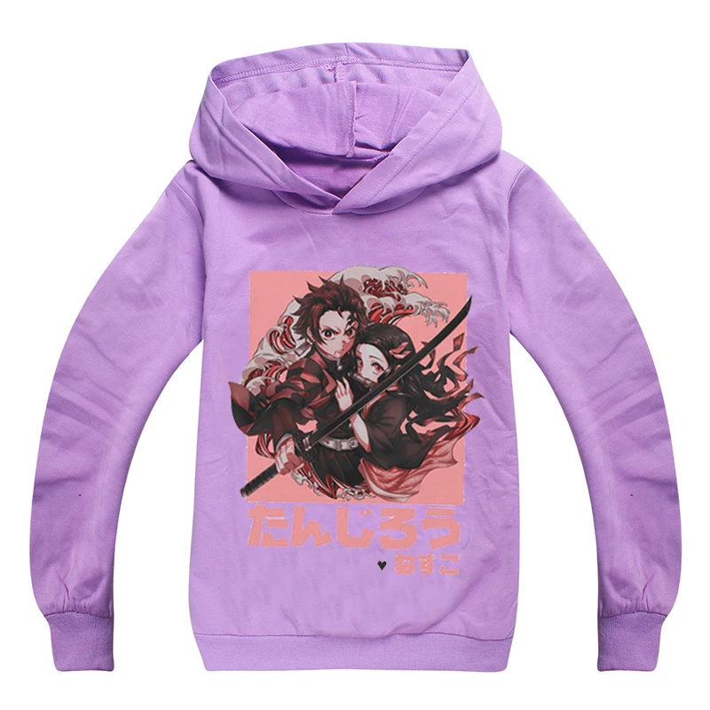 

Детская хлопковая толстовка с капюшоном, с мультяшным принтом