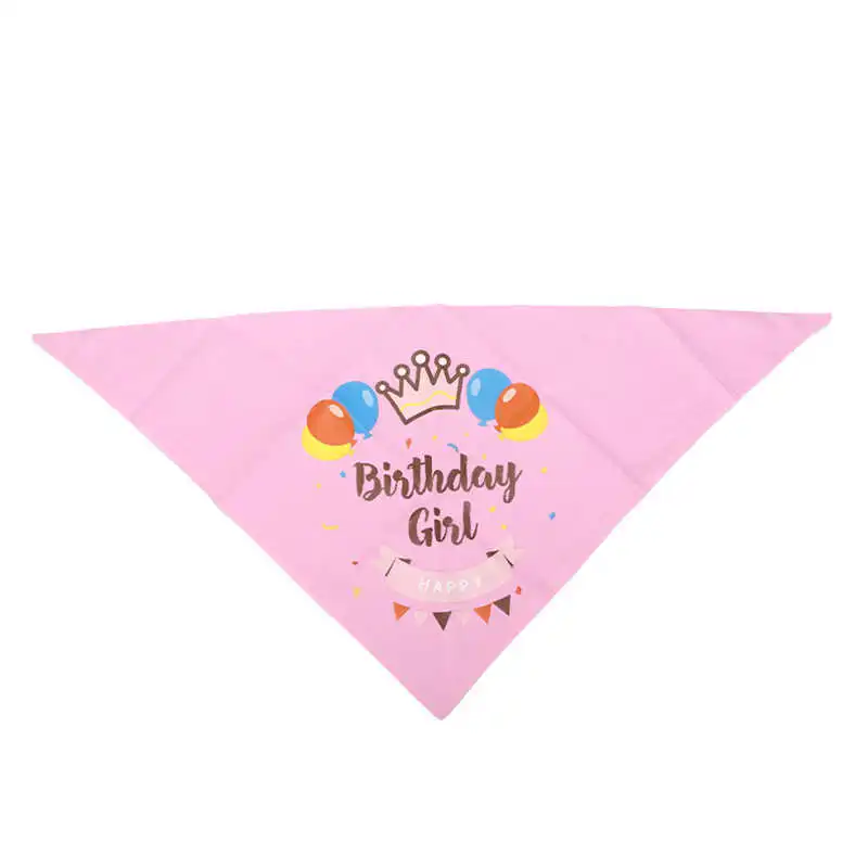Suministros de fiesta de cumplea&ntilde;os para perros, sombrero de pa&ntilde;uelo c&oacute;modo para perros y Mascotas-5