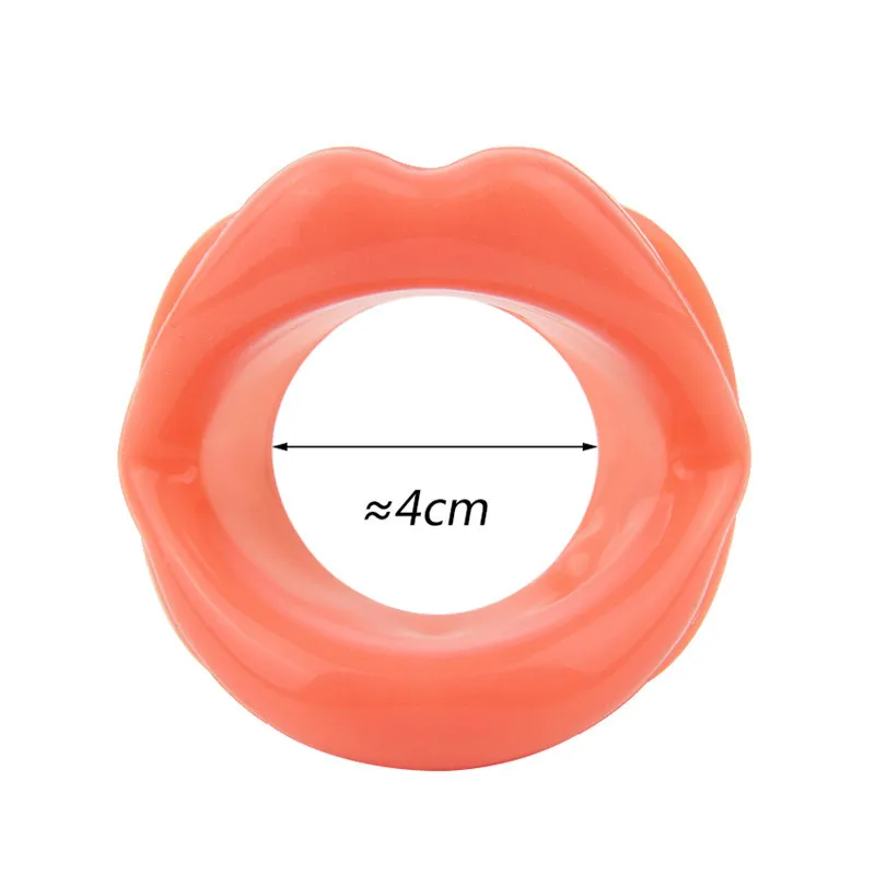 Новинка три цвета сексуальные губы резиновый чехол фиксированный открытый