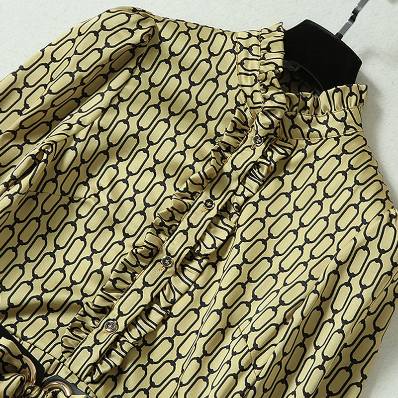 Женское длинное модельное платье винтажное элегантное с длинным рукавом и