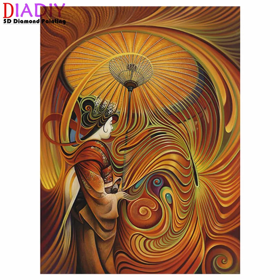 

Diy 5D Diamond Painting Abstract Flower Landscape Round Full Diamond Embroidery Diamond Cross Stitch Home Decor Manual Art Gift
