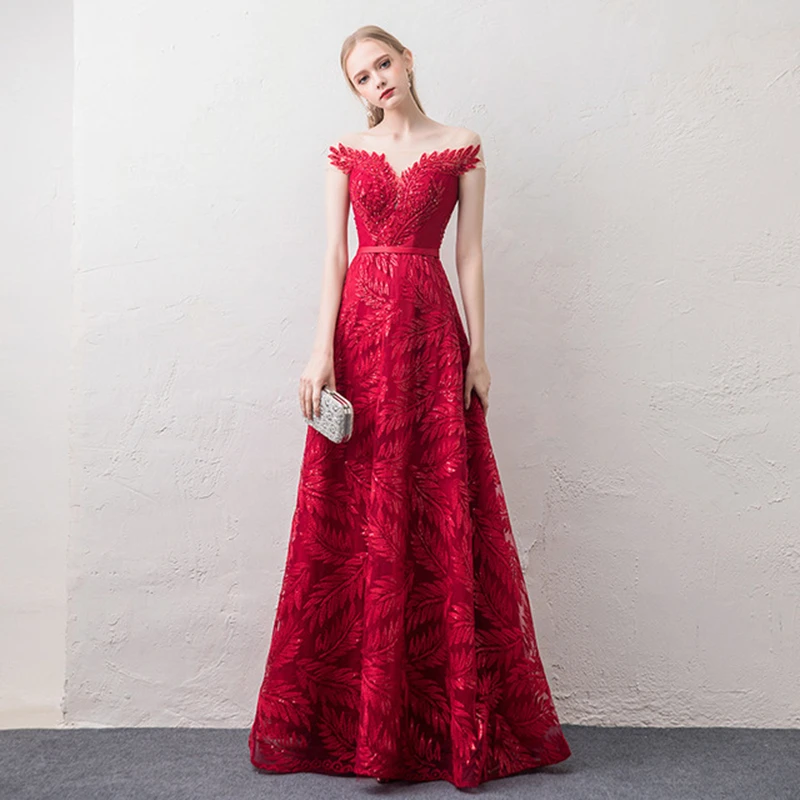 Потрясающая одежда для невесты свадебное платье юбка с открытыми плечами и