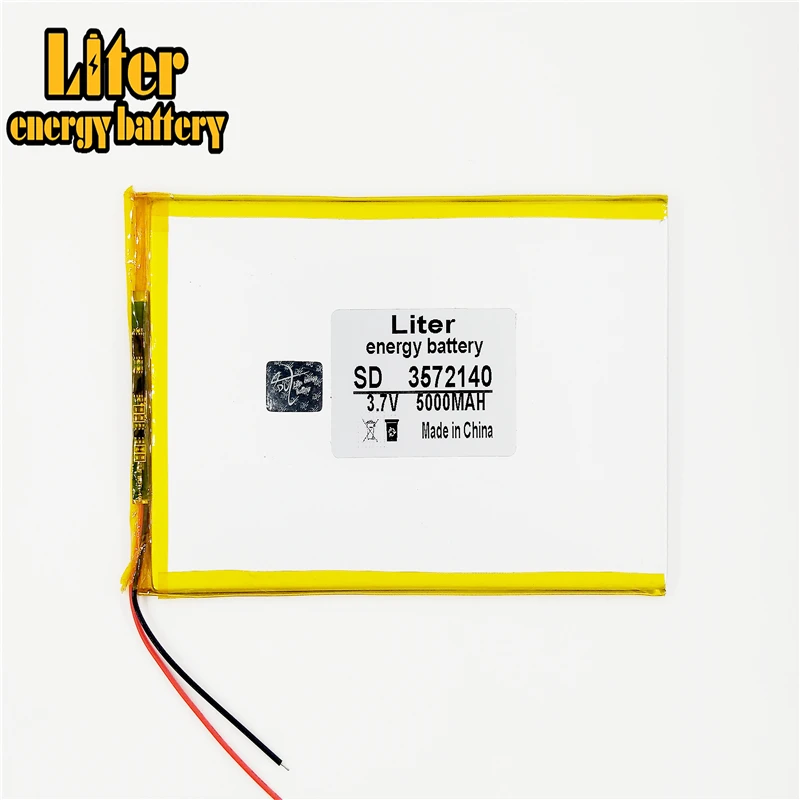 3 7 В 5000 мАч 3572140 литий полимерный/литий ионный аккумулятор для планшетных ПК банк