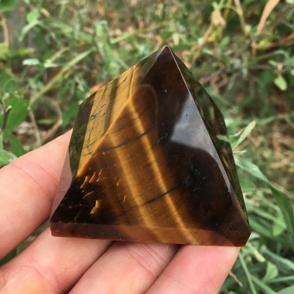 Натуральные тигровые глаза фоторезная каменная чакра камни лечебные 50 мм|Камни| |