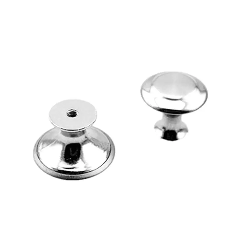 

Durable DIY Cupboard Round Modern Simple Drawer Stainless Steel Kitchen Stainless Steel Handle Door Knobs Cabinet Handles 12 Pcs