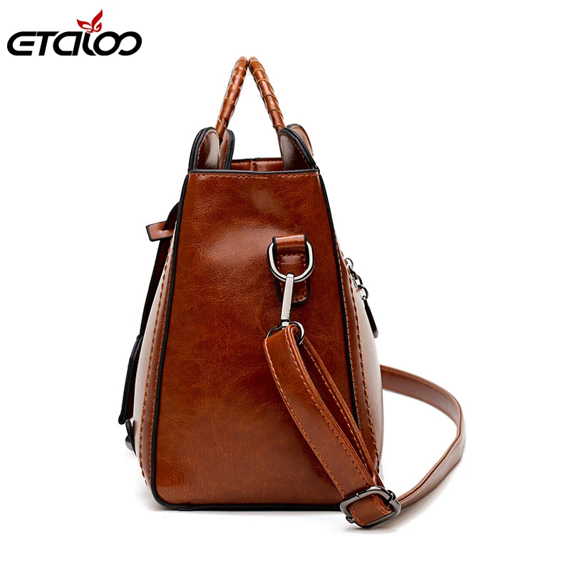 

Women Leather Handbags Big Women Bag Female Bags Tote Shoulder Bag High Quality Casual Ladies Large Bolsos Cross Section Square