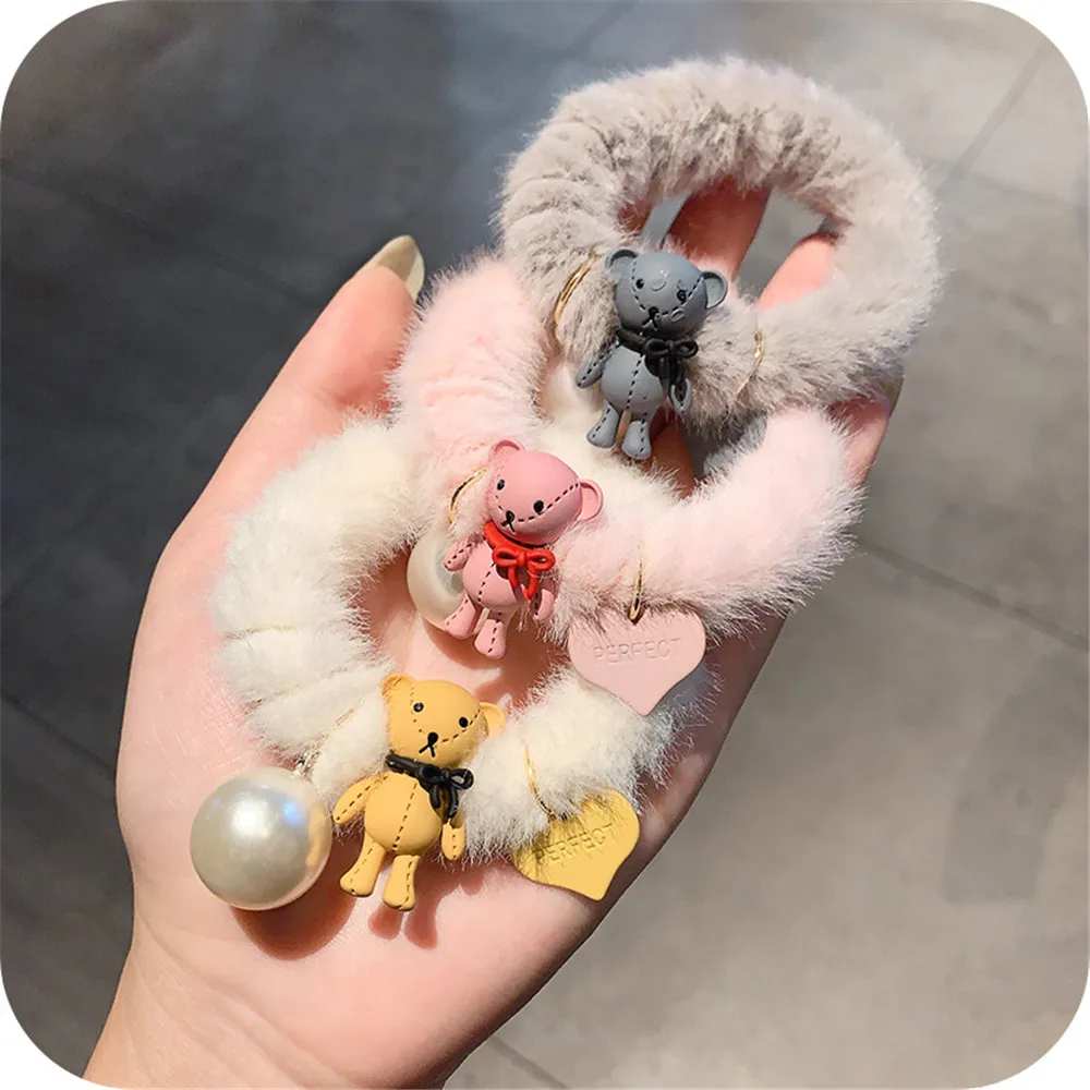 

Autumn 1 Pcs Hot Candy Color Cute Hair Ring Hair Rubber Band Hair Accessories