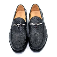 hulangzhishi crocodile leather shoes import nile crocodile skin male shoes trend casual men shoes