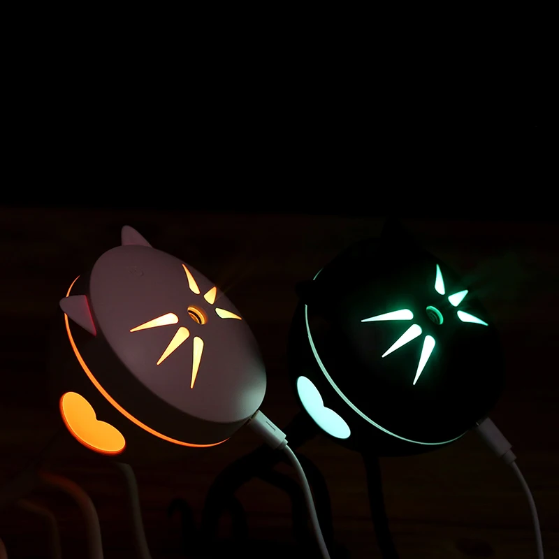 Настольный Ультразвуковой увлажнитель воздуха 150 мл с забавным котом USB