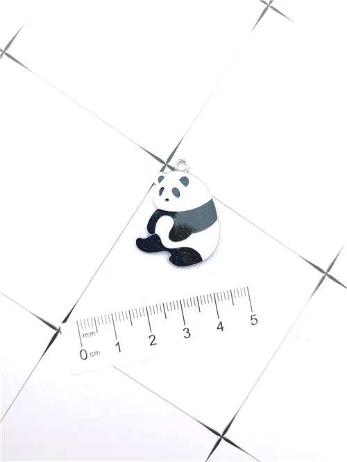 10 шт. ожерелье в виде японского аниме панды медведей цепочка для ключей эмалевые