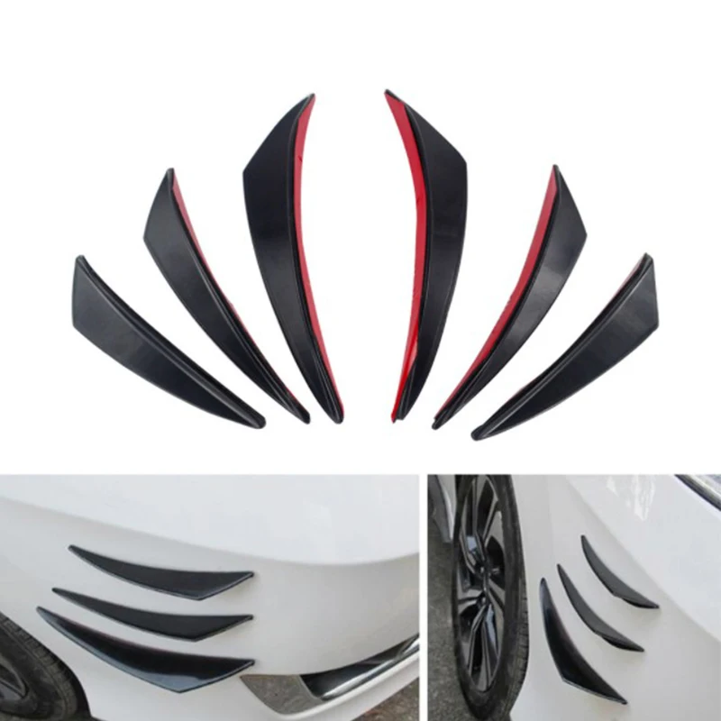 6 шт./4 шт. универсальный сплиттер для переднего бампера | Автомобили и мотоциклы