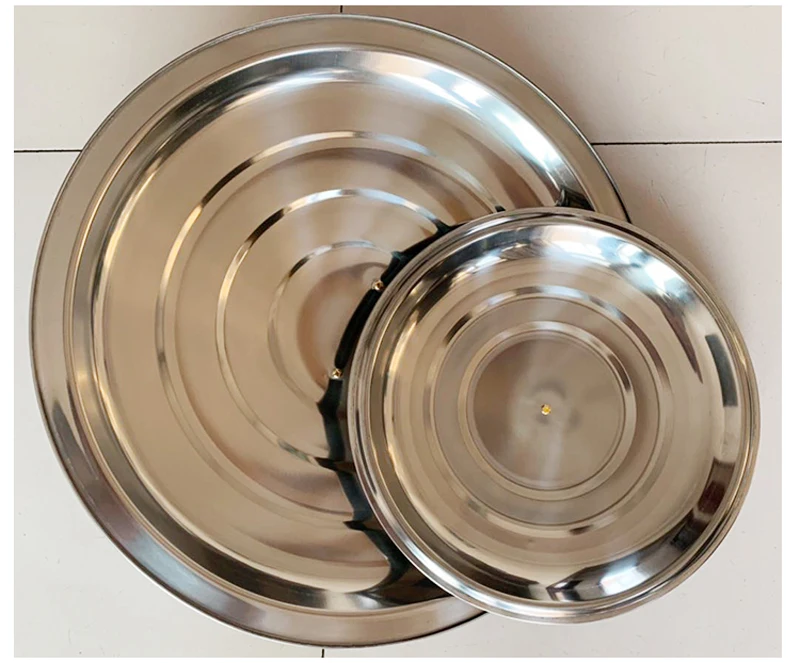 Большой размер Толстая крышка кастрюли из нержавеющей стали крышки масляного