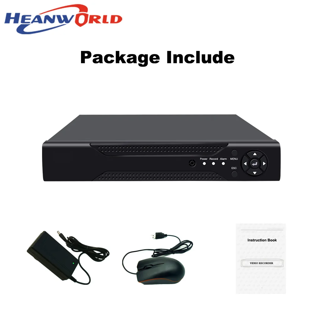 Heanworld 4 в 1 DVR 5MP HD 4CH 1080P аналоговый гибридный цифровой видеорегистратор 5.0MP ONVIF P2P