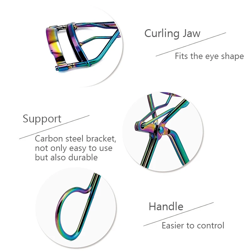 1 шт. Новые Красочные Косметические бигуди для ресниц с гребнем Пинцет завивки
