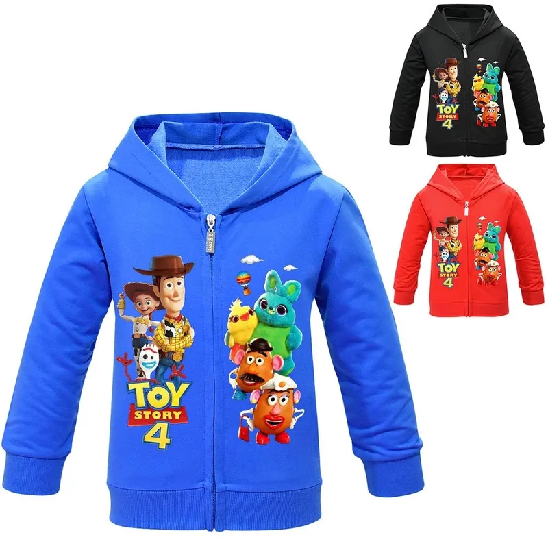 Детская толстовка с капюшоном Woody Весенняя повседневная одежда длинным рукавом