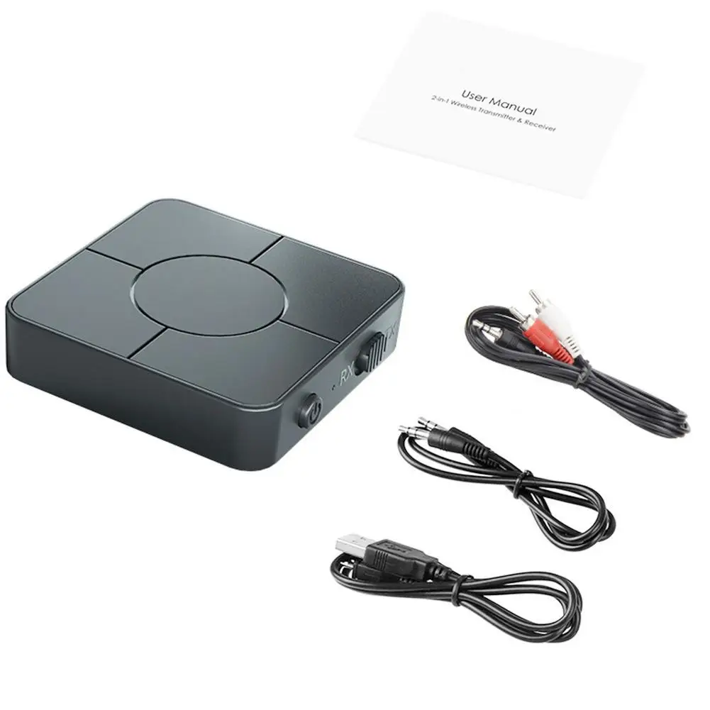 

Audio Adapter Portable 2 In 1 Bluetooth 5.0 Adapter Dongle AUX Wireless Audio Receiver Transmitter Dropshipping