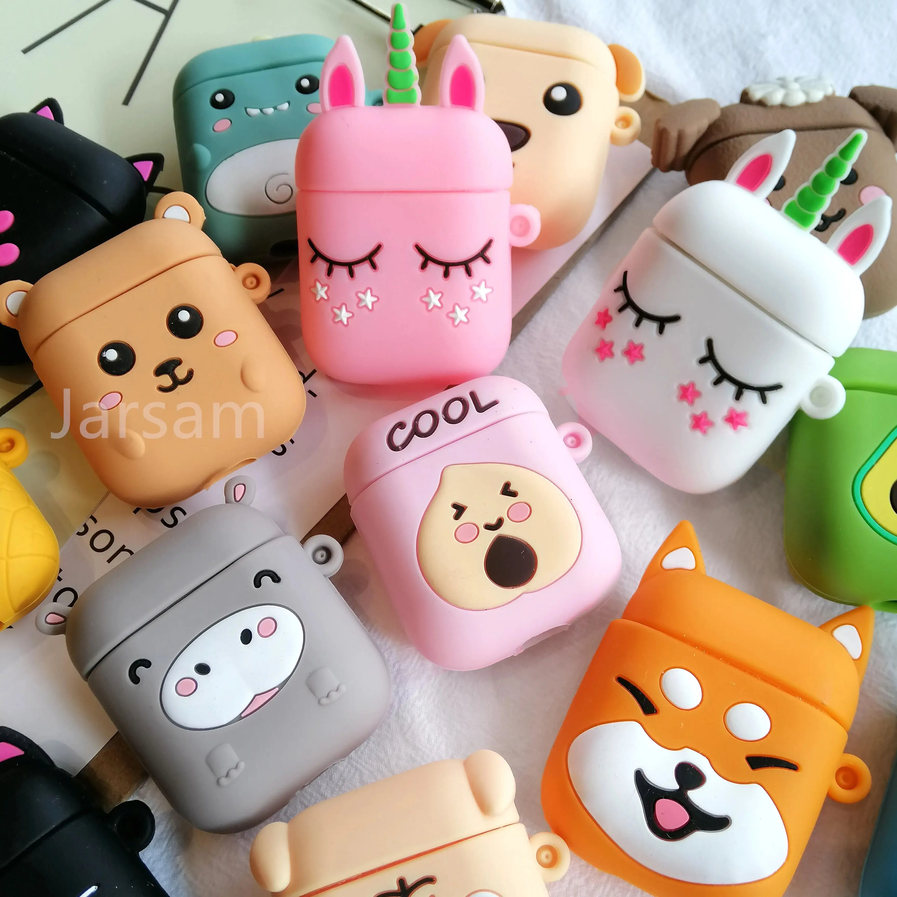 

For Airpods Case Silicone dog Cartoon Cover for Air pods Cute Earphone Case 3D Headphone case for Earpods Accessories