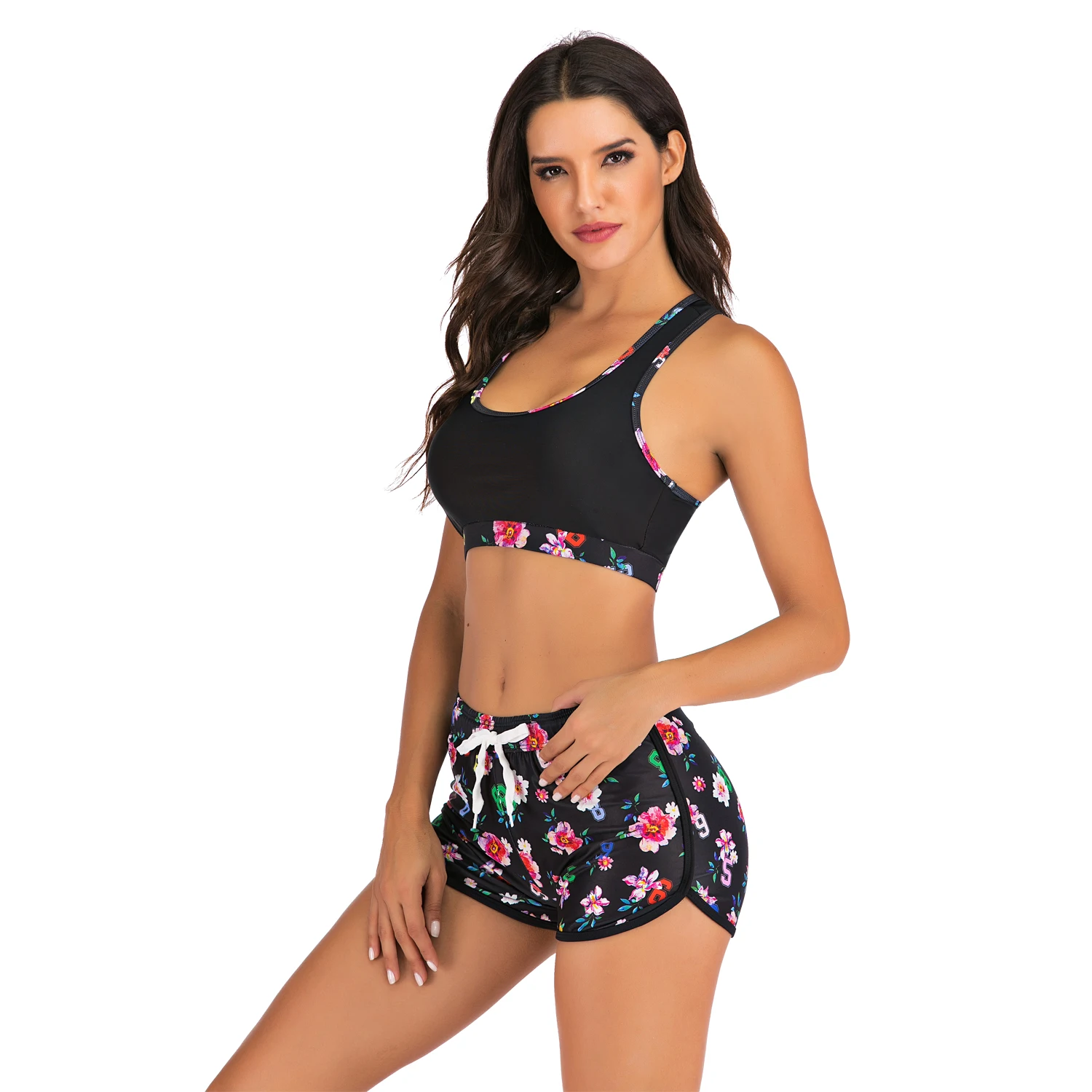 2020 комплект бикини женский купальник с завышенной талией купальник|Купальники| |