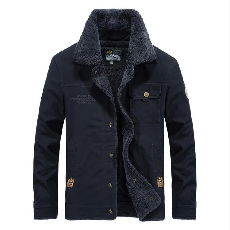 Мужская брендовая куртка-бомбер новинка зимние мужские военные куртки флисовая