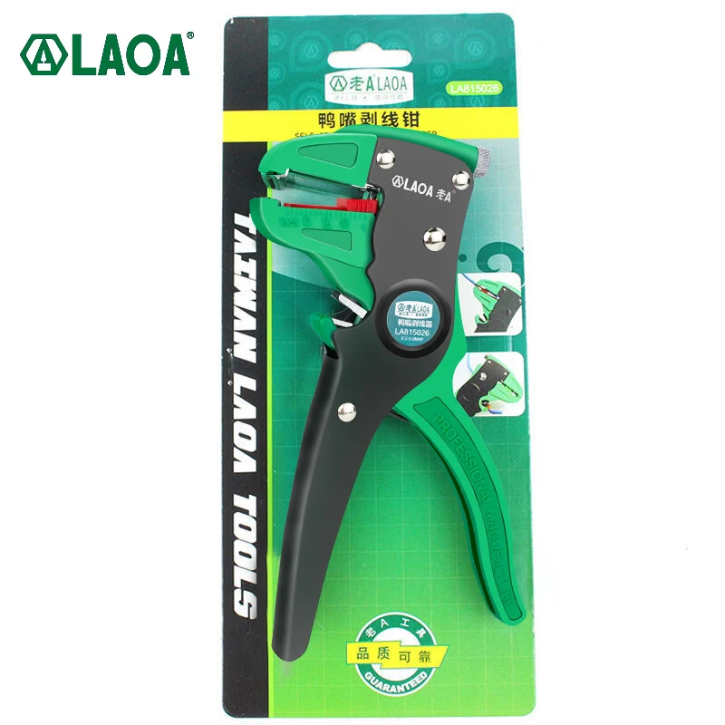 

LAOA Automatic Wire Stripper Universal Duckbill Electric Wires Stripping Pliers Cable Crimper Strippers Tools Made In Taiwan