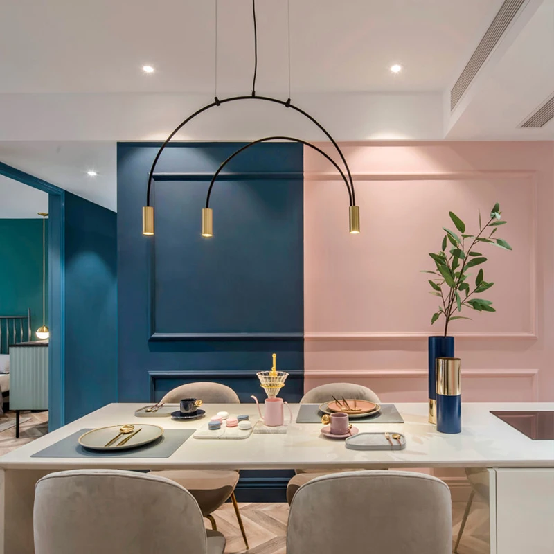 Современная Минималистичная Люстра для ресторана и бара Оригинальная