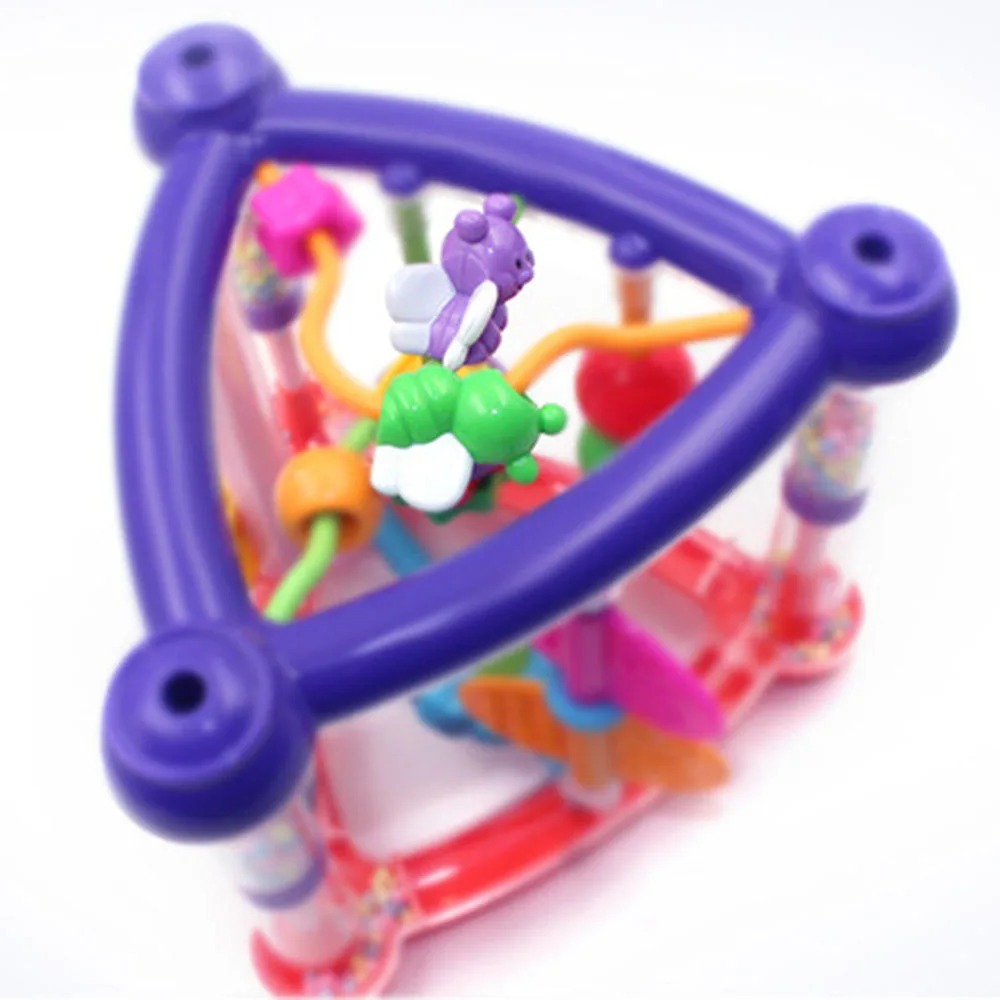 Infant Development Educational Hanging Toys Baby Activity Play Cube Toys ABS Plastic Safety Non-toxic For Newborn Rattle Toy