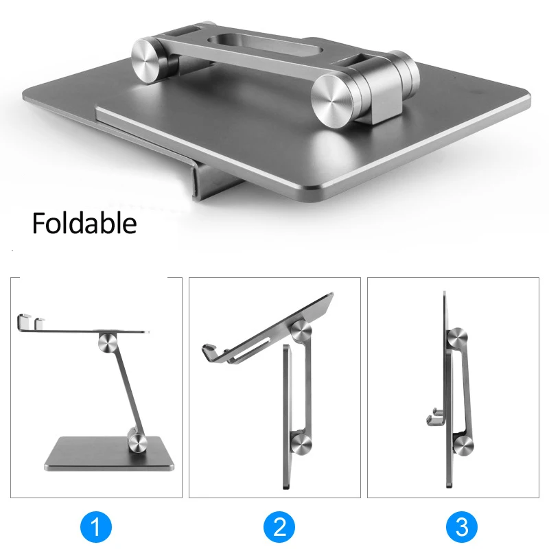 Подставка для ноутбука M34 алюминиевый держатель кронштейн ПК наклон вверх вниз