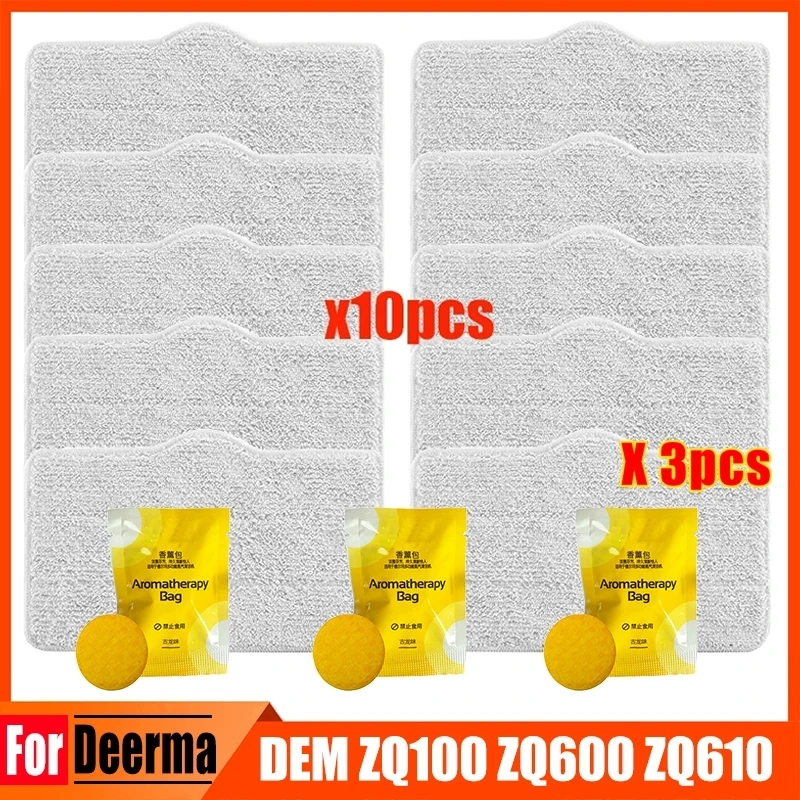 

Mop Clean Pads For XiaoMi Deerma DEM ZQ100 ZQ600 ZQ610 Handhold Steam Vacuum Cleaner Mop Cloth Rag Aromatherapy Bag Replacement