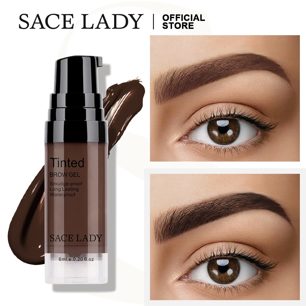 

SACE LADY Waterproof Eyebrow Gel Long Lasting Tint Makeup Brush Set Brown Enhancer Eye Brow Wax Dye Cream Cosmetic Wholesale