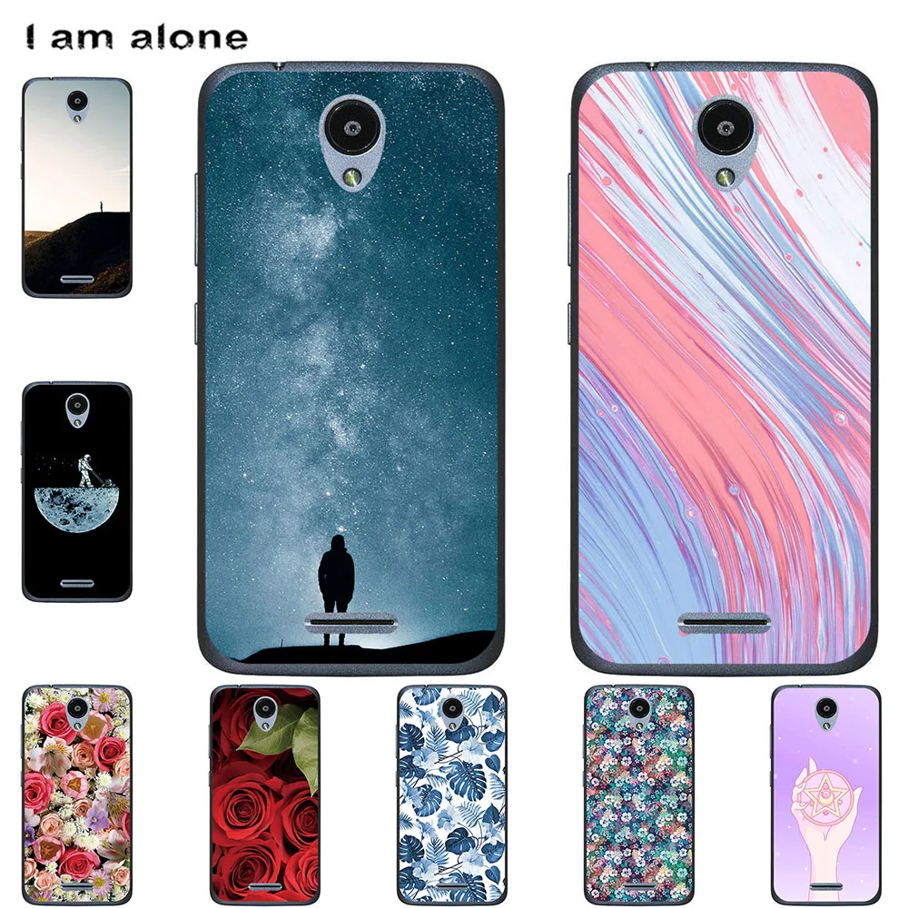 

I am alone Phone Case For ZTE Blade A310 A462 A511 A520 Fashion Color Cute Cartoon Printed Paint Mobile
