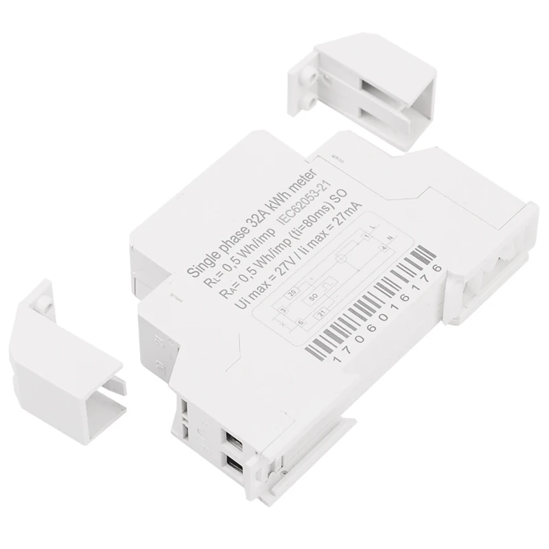 Din рейка однофазный аналоговый счетчик потребление электроэнергии ваттметр