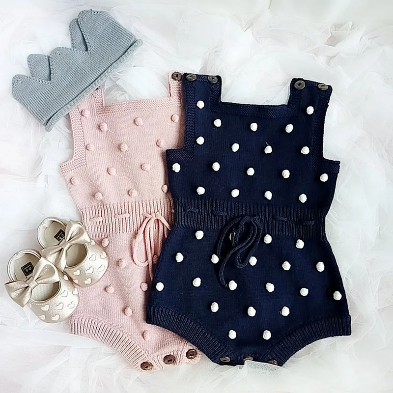 

Baby Boys Girls Rompers Baby Clothes Rompers Knit Woolen Yarn Rompers New 2020 Spring Infant Boys Girls Bodysuit