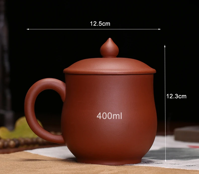 Промо акция! Исин фиолетовая глиняная чайная чашка с крышкой зернистый чайный