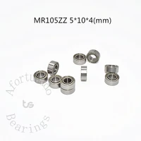 miniature bearing mr105zz 10 pieces 5104mm free shipping chrome steel metal sealed high speed mechanical equipment parts