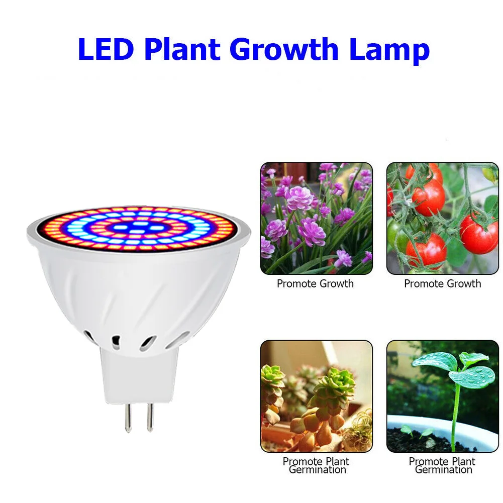 

Spectrum Plant Grow Light Plant Growth Lamp 80 LED Plant Growth Bulb LED Indoor Lighting Full Spectrum E27/GU10/MR16/E14