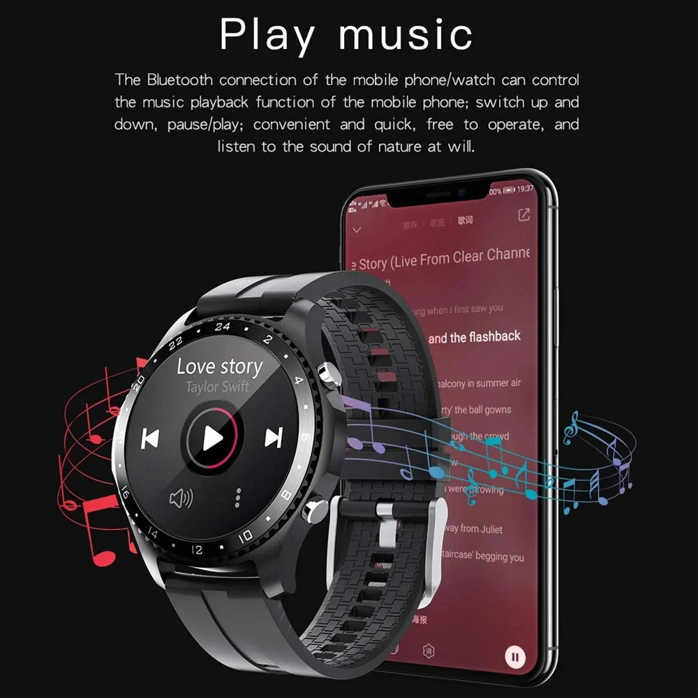 

2021 Bluetooth Call Smart Watch Men Fitness Watch Sports Bracelet Waterproof IP67 Full Touch Smart Band Custom Face For Android