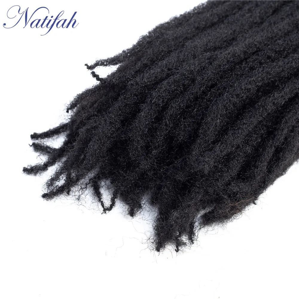 Natifah Marley плетеные волосы кудрявые крученые крючком коса 18 дюймов 12