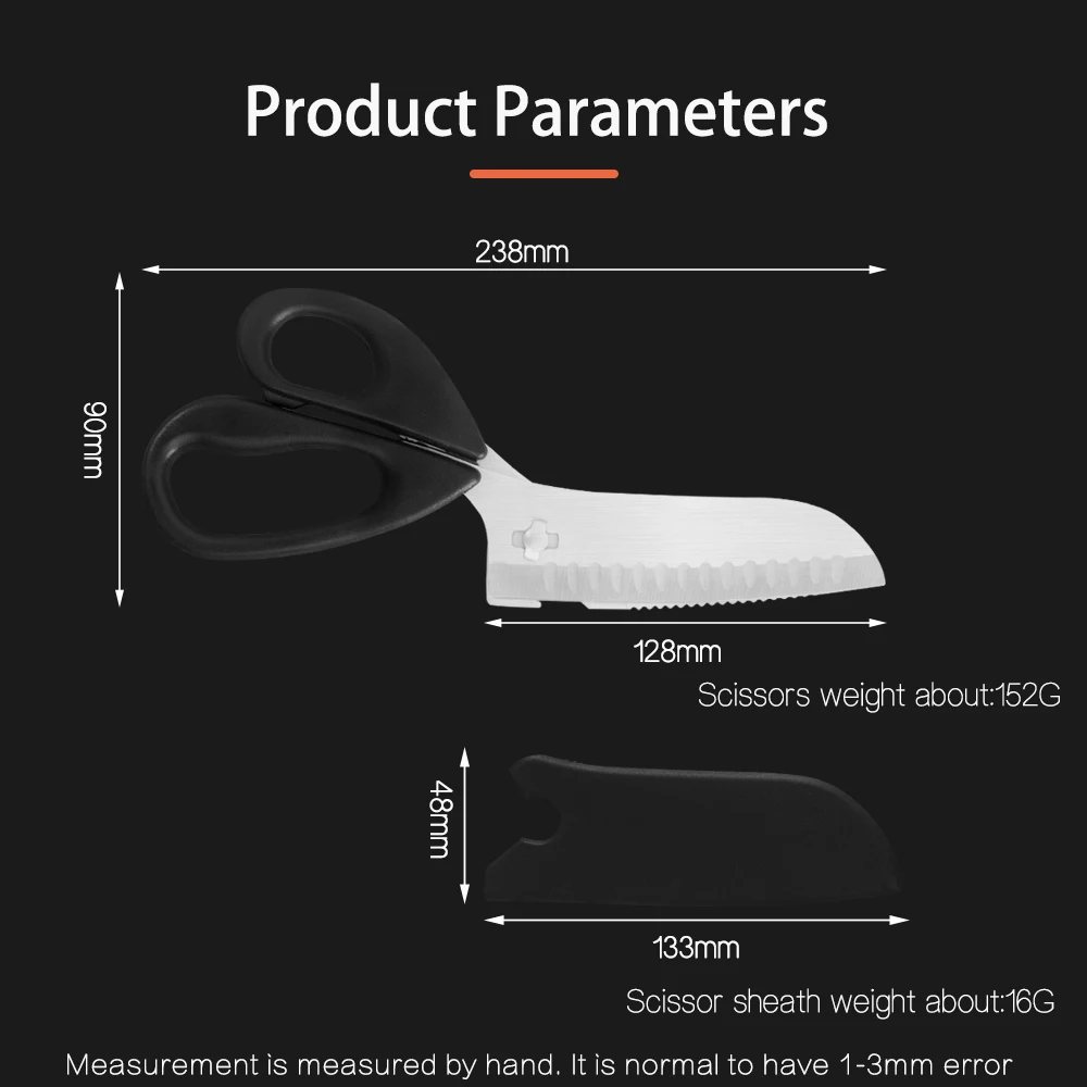Кухонное приспособление из нержавеющей стали ножницы для резки рыбы утки птицы
