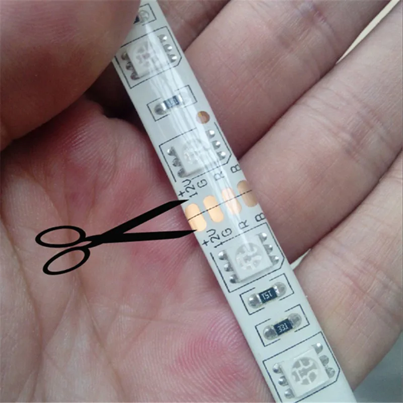 

CLAITE 2pcs 5M 60W 5050 RGB 600 LED Light Strip Power Supply Waterproof 44keys Remote Controller 12V 2A 5A Power Flexible Ribbon