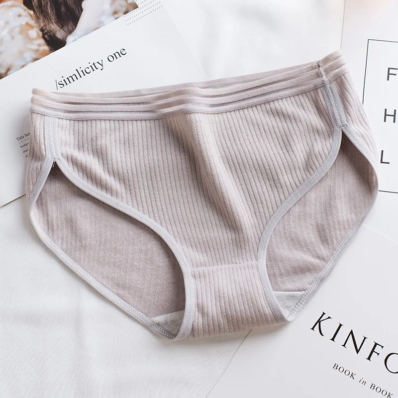 

Cotton Lingerie Female Low Rise Seamless Underwear Sexy Perspective Lace Panties Women Comfortable Cotton Bottom Panties Ladies