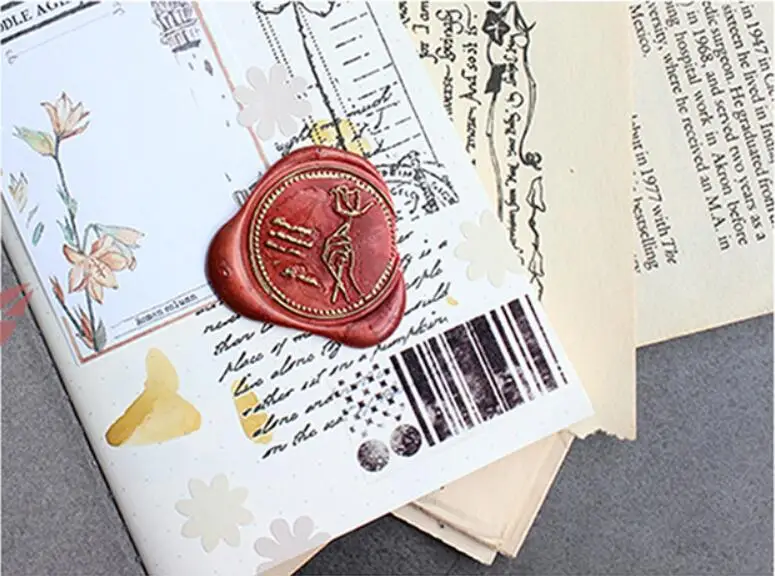 Штамп для печати с деревянной ручкой в форме сердца Женщины кошки и собаки жеста