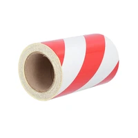 reflective tape 8inch x 150ft heavy reflective tape red white outdoor waterproof safety caution tape for road trucks