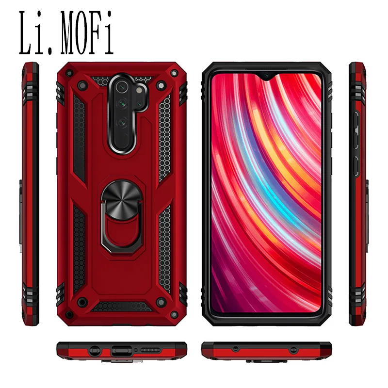 Роскошный защитный Магнитный чехол для Redmi Note 8 7 Pro Противоударная задняя крышка